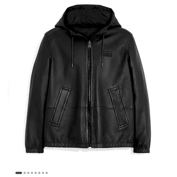 Coach Other - Men’s Coach Reservable Lamb Leather NWT Black XXL